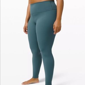 Lululemon Wunder Under High-Rise Tight 28" 
Full-On Luxtreme Sz 6 Desert Teal